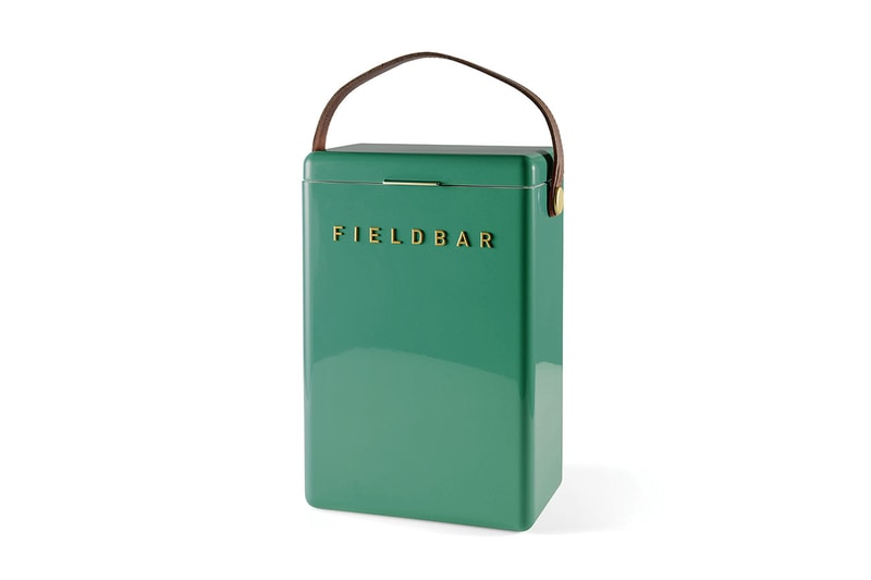 MADE FIELDBAR cool boxes champagne picnic green aqua orange 