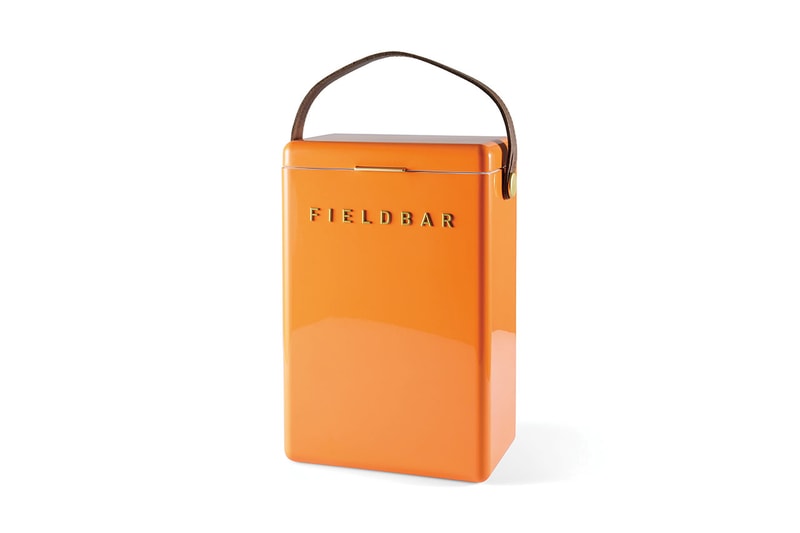 MADE FIELDBAR cool boxes champagne picnic green aqua orange 
