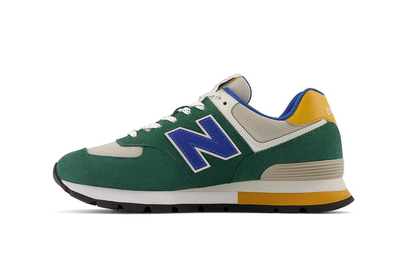 New Balance 574 Rugged Green Royal Blue Yellow ML574DVG Where to Buy