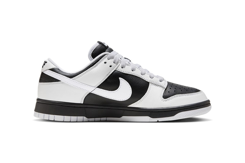 Nike Reverse Panda Dunk Silhouette Black White Low Sneaker