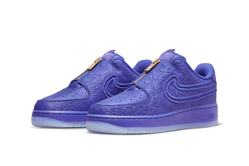 Serena Williams Nike Air Force 1 LXX Zip Lapis Gold dr9842-400 Price Release Info