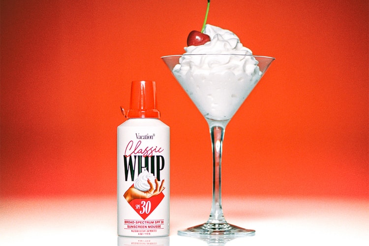 Luxury SPF Brand Vacation, Evokes Nostalgia With Whipped Cream Inspired Sunscreen
