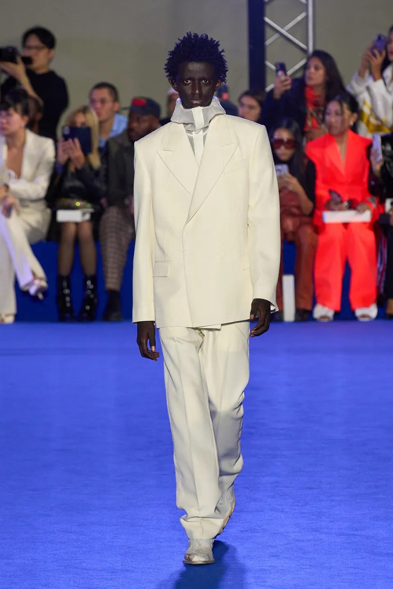 Off-White™'s Spring 2023 Ready-to-Wear collection virgil abloh denim dresses masks suits skirts