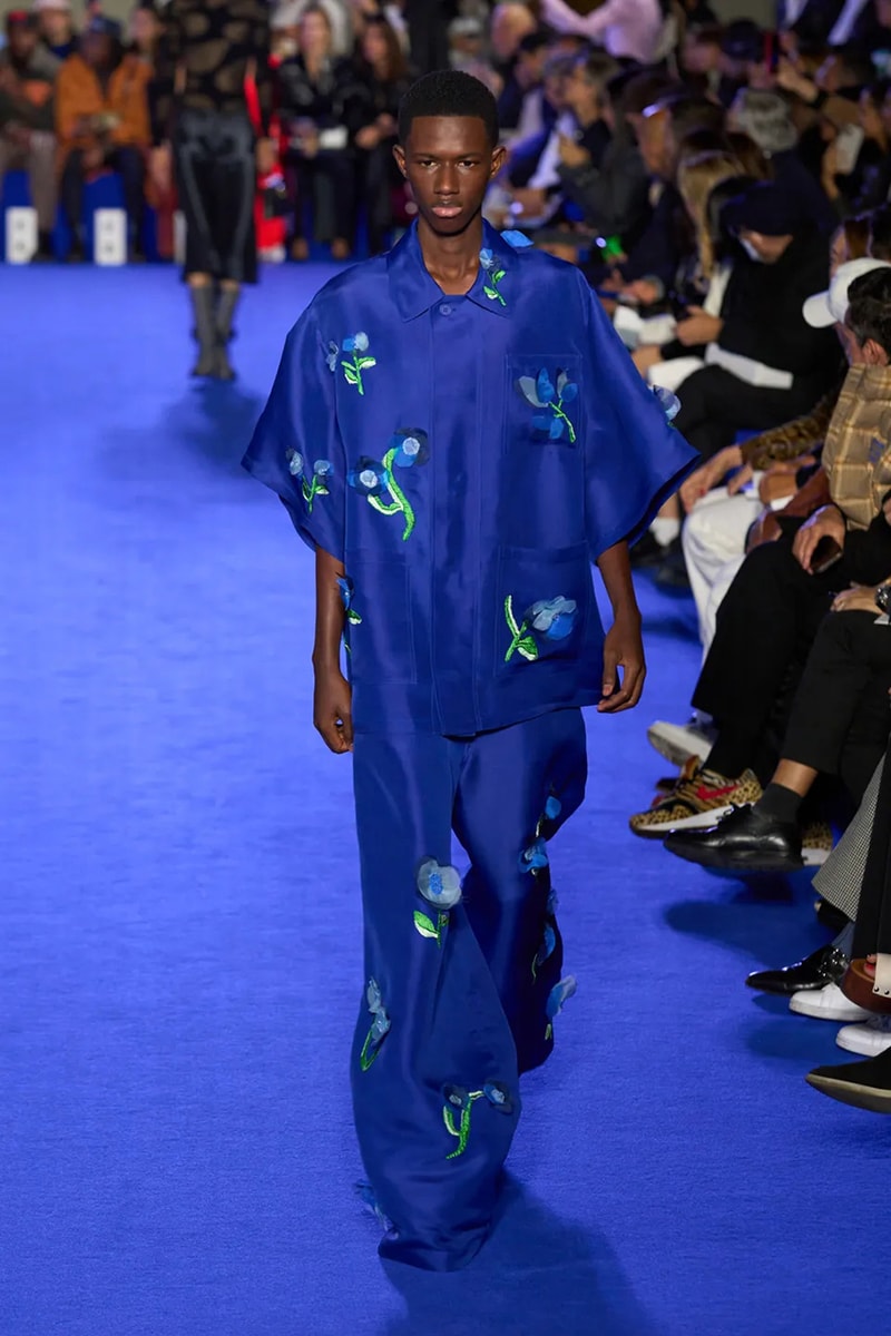Off-White™'s Spring 2023 Ready-to-Wear collection virgil abloh denim dresses masks suits skirts
