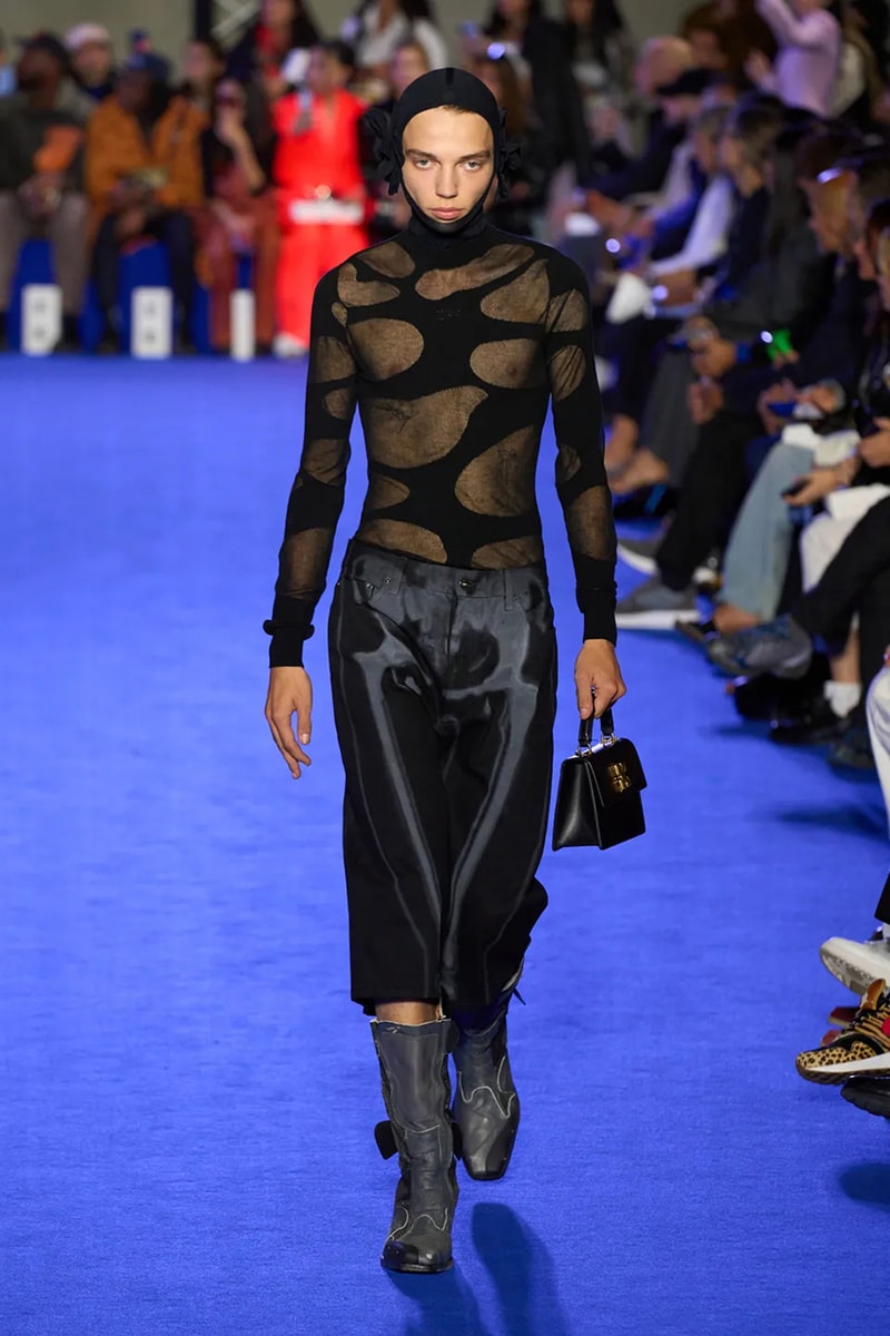 Off-White™'s Spring 2023 Ready-to-Wear collection virgil abloh denim dresses masks suits skirts