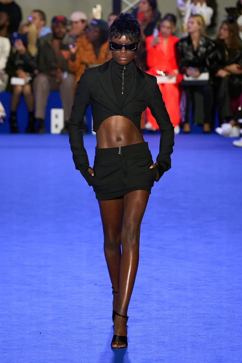Off-White™'s Spring 2023 Ready-to-Wear collection virgil abloh denim dresses masks suits skirts
