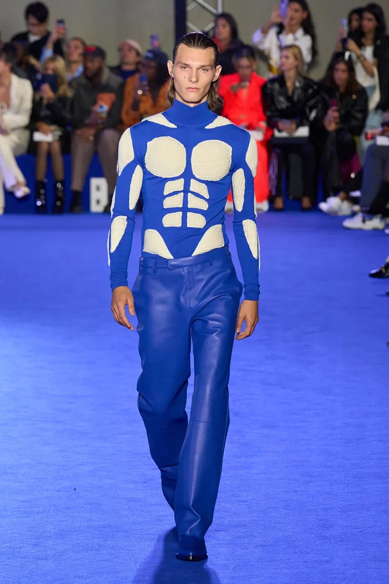Off-White™'s Spring 2023 Ready-to-Wear collection virgil abloh denim dresses masks suits skirts