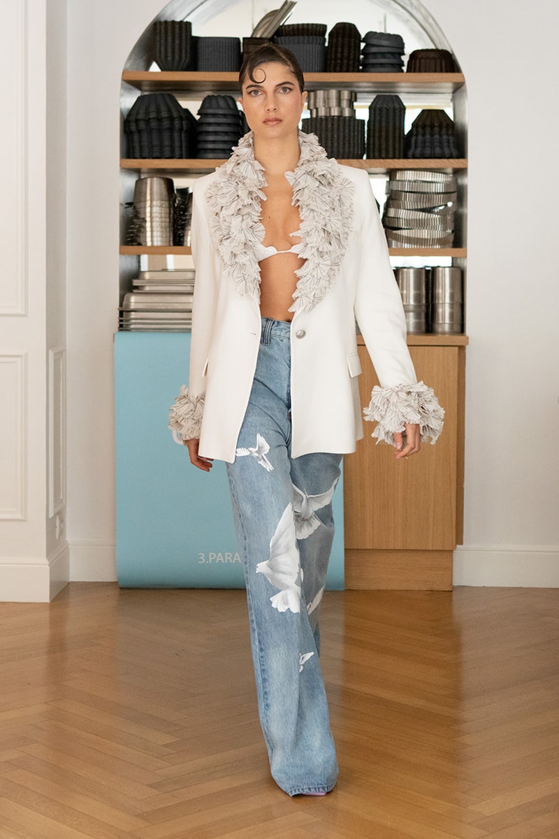 3.paradis spring summer 2023 paris fashion week womenswear birds 