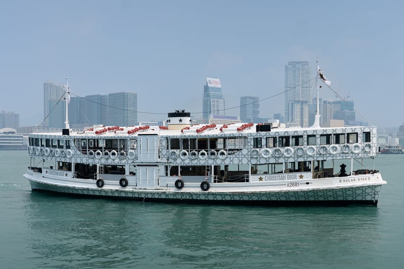 A Dior-Themed Star Ferry Sails in Hong Kong
