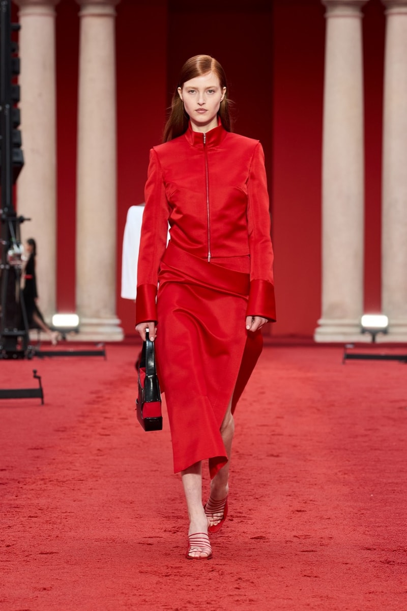 maximilian davis ferragamo milan fashion week runway show