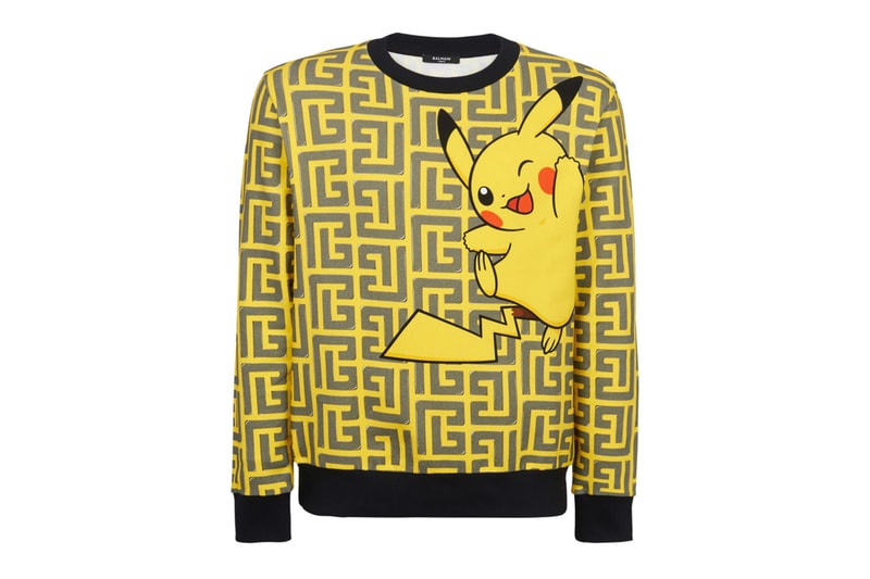Balmain x Pokémon Collab Sneakers Outerwear Sweatshirt Release