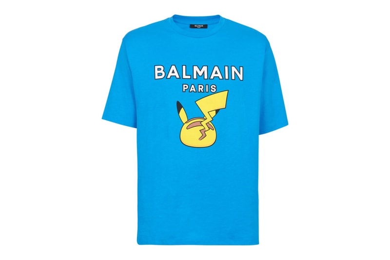 Balmain x Pokémon Collab Sneakers Outerwear Sweatshirt Release