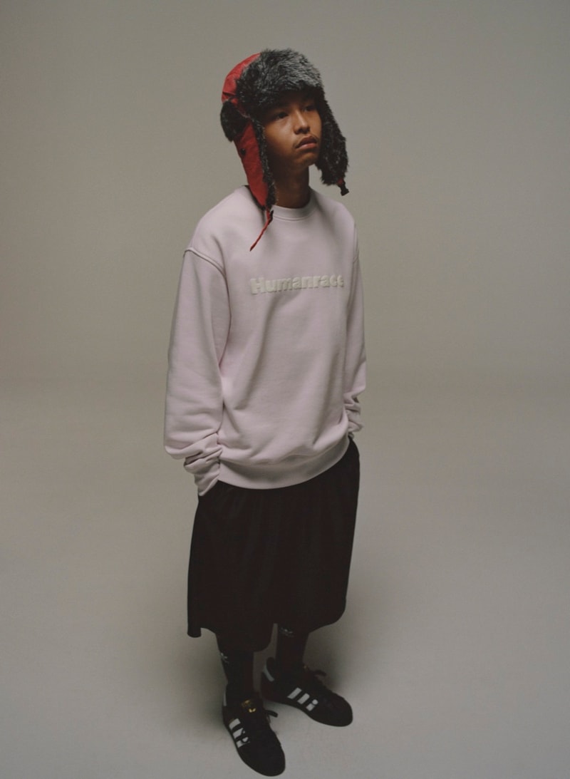 adidas pharrell williams footwear collab t-shirts jumpers jersey crew necks