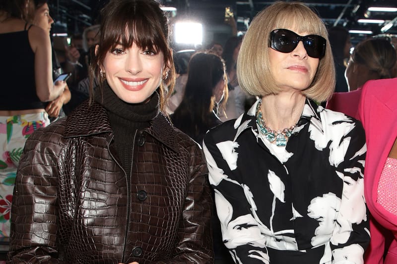 Anne Hathaway Relives a 'Devil Wears Prada' Moment With Anna Wintour at NYFW