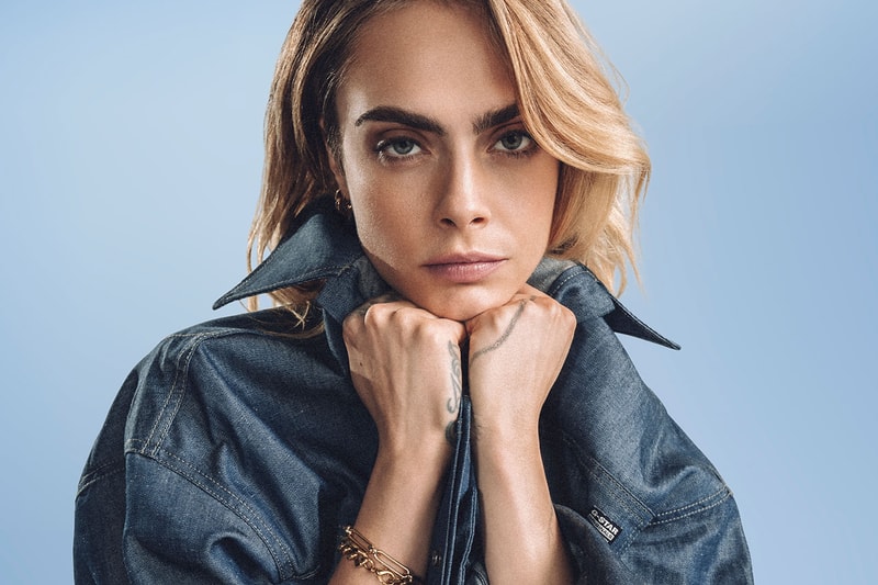 G-Star fall collection cara delevingne denim campaign clothes  