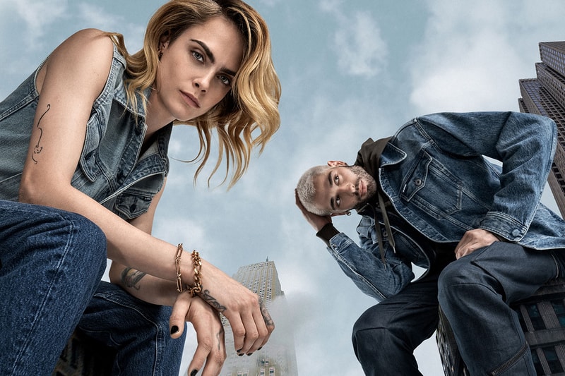 G-Star fall collection cara delevingne denim campaign clothes  