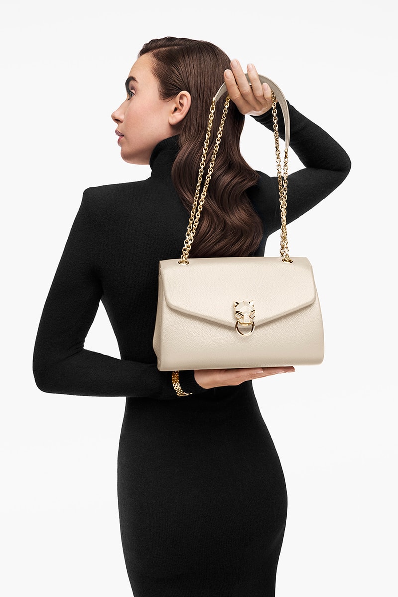 cartier Panthère de Cartier Chain bags lily collins leather goods jewelry french luxury 