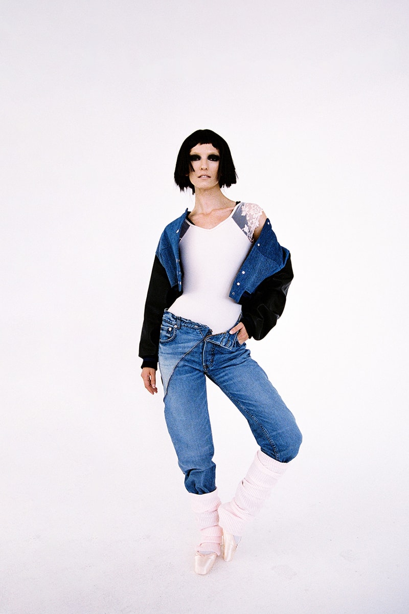 eb denim sustainability fall collection release info elena bonvicini vintage reworked jeans dresses shorts belts accessories