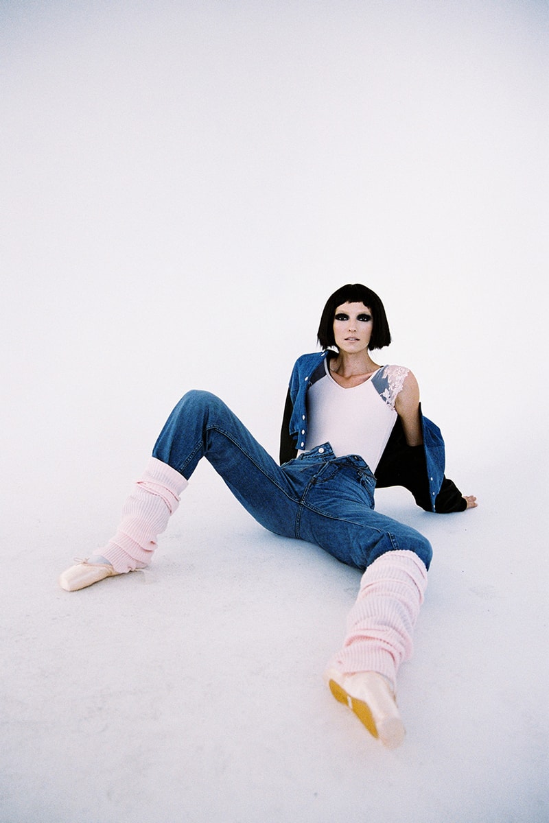 eb denim sustainability fall collection release info elena bonvicini vintage reworked jeans dresses shorts belts accessories