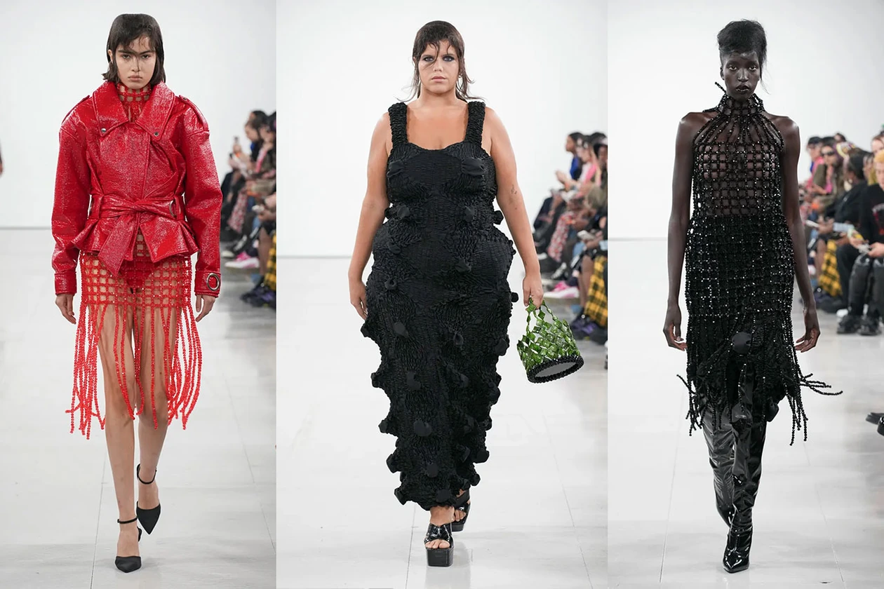 london fashion week designers molly goddard tulle dilara feben runway shows