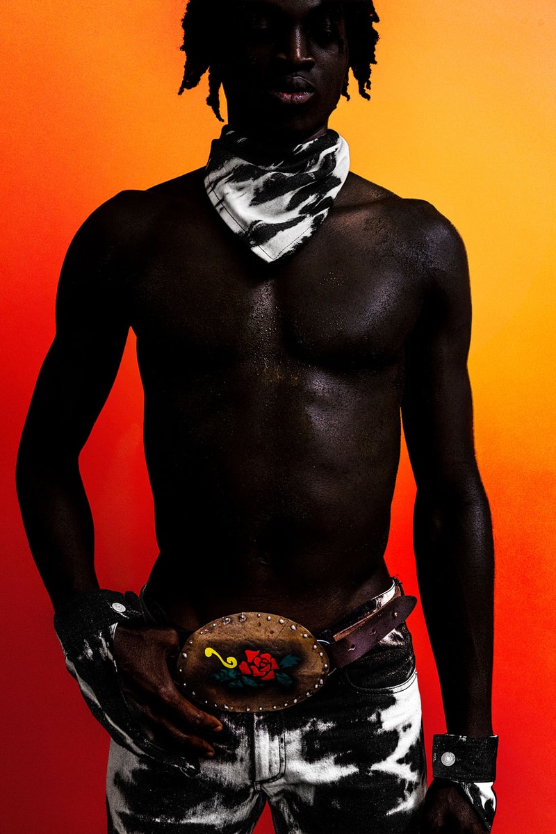 GOOMHEO Spring/Summer 2023 Dystopian Beach Menswear Corsets Denim London Images
