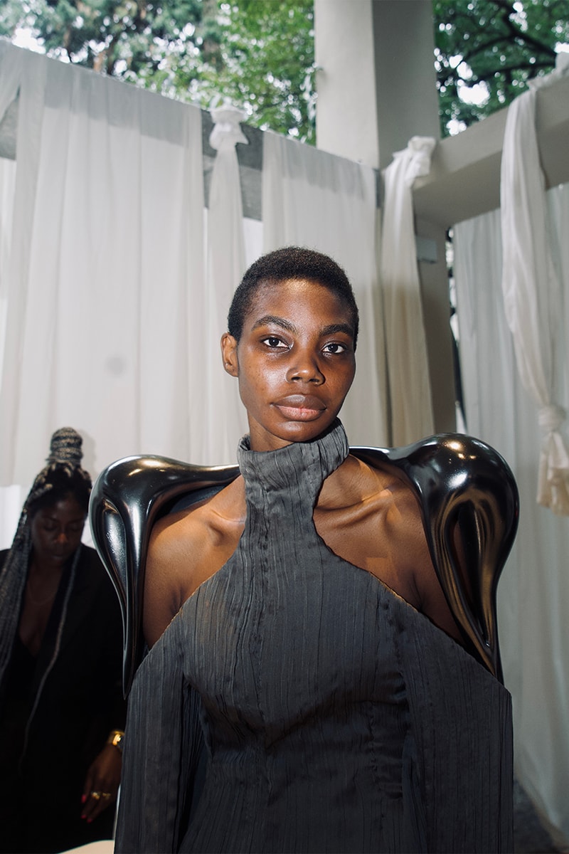 Han Kjøbenhavn spring summer runway collection backstage images 