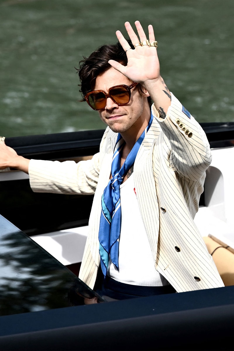 Harry Styles 79th Venice Film Festival Outfits Red Carpet Style Gucci Images