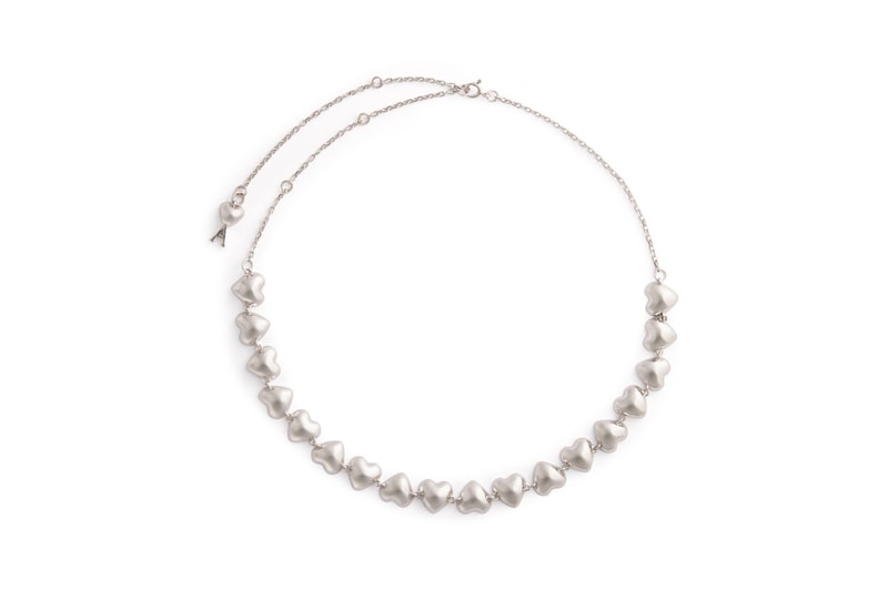 ami paris brand jewelry collaboration heart necklaces earrings
