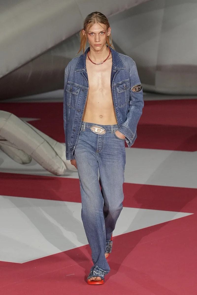 diesel spring summer 2023 showcase milan fashion week giant inflatable
