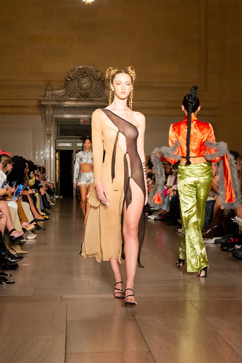 kim shui spring summer 2023 new york fashion week runway afterpay crowdsourced dress nft 