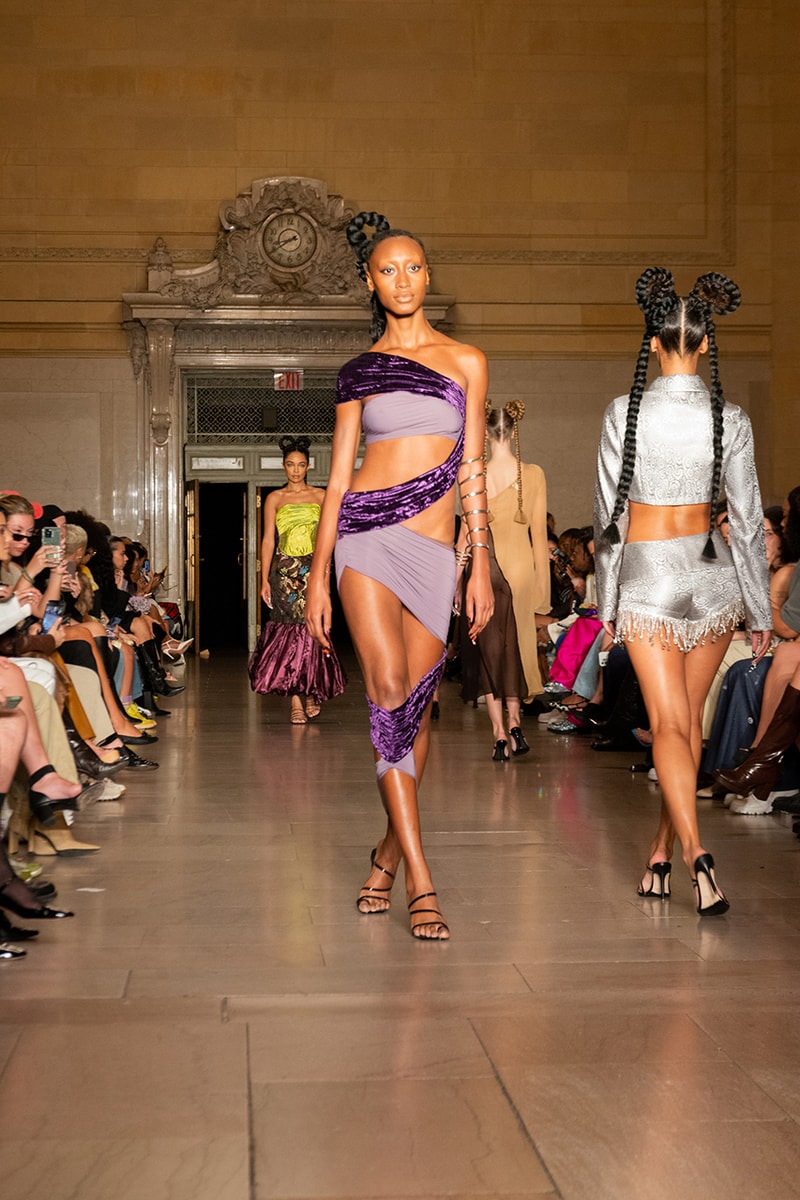 kim shui spring summer 2023 new york fashion week runway afterpay crowdsourced dress nft 