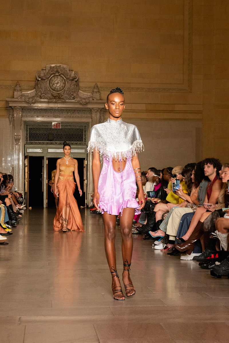 kim shui spring summer 2023 new york fashion week runway afterpay crowdsourced dress nft 