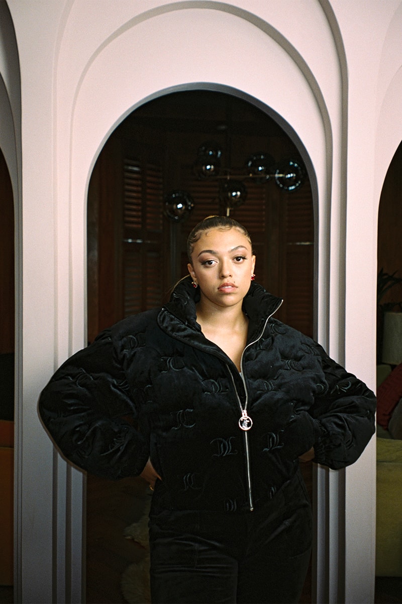 mahalia juicy couture collaboration tracksuits outerwear tracksuits puffers loungewear