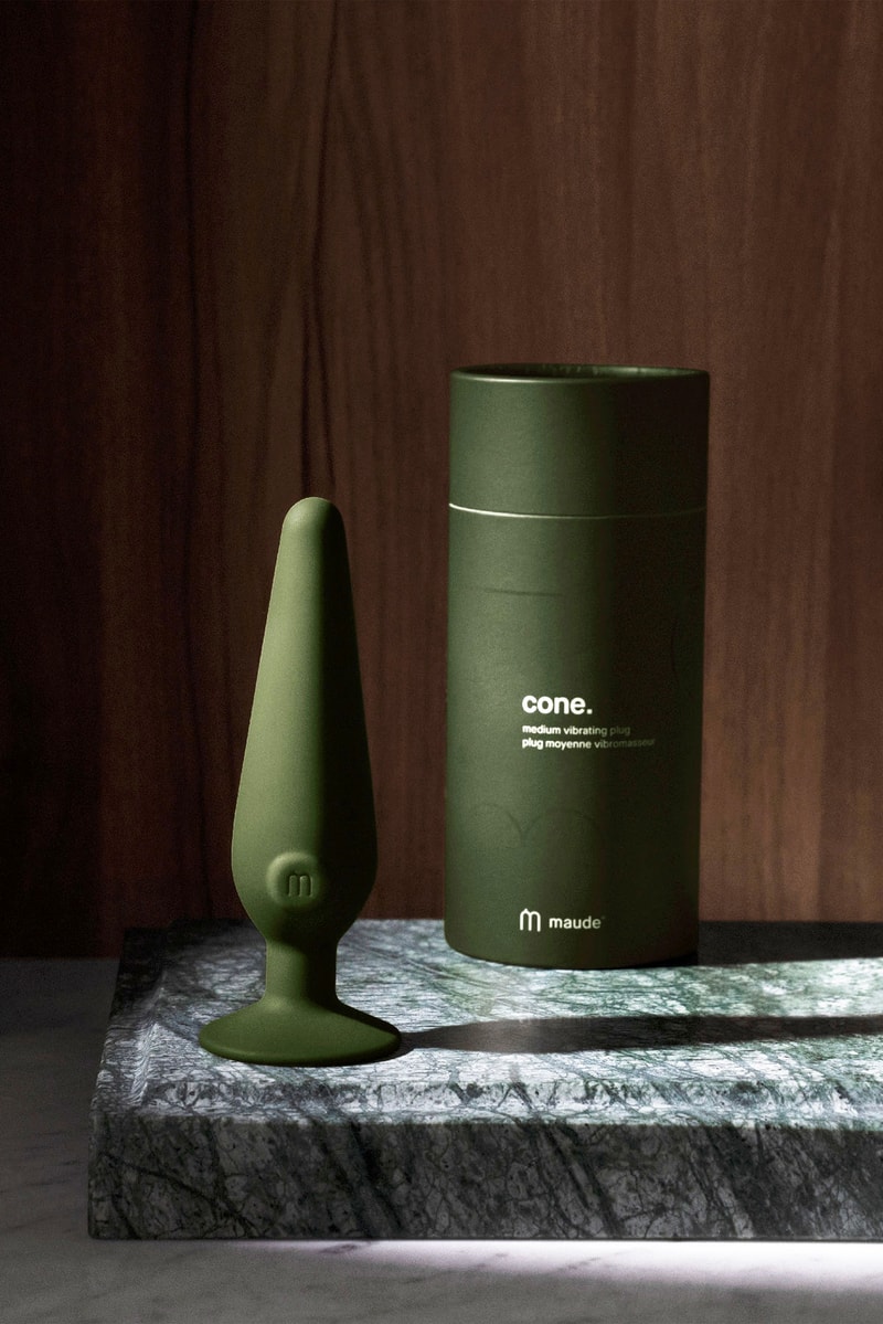 maude sexual wellness cone vibrating butt plug