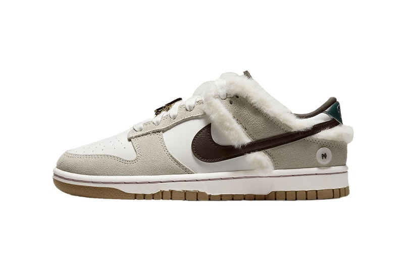 Nike Dunk Low "Fur and Bling" Sneakers Images Release Info