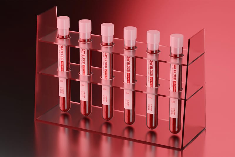 Mother Revealed The Gay Blood Collection With Real Blood for NYFW