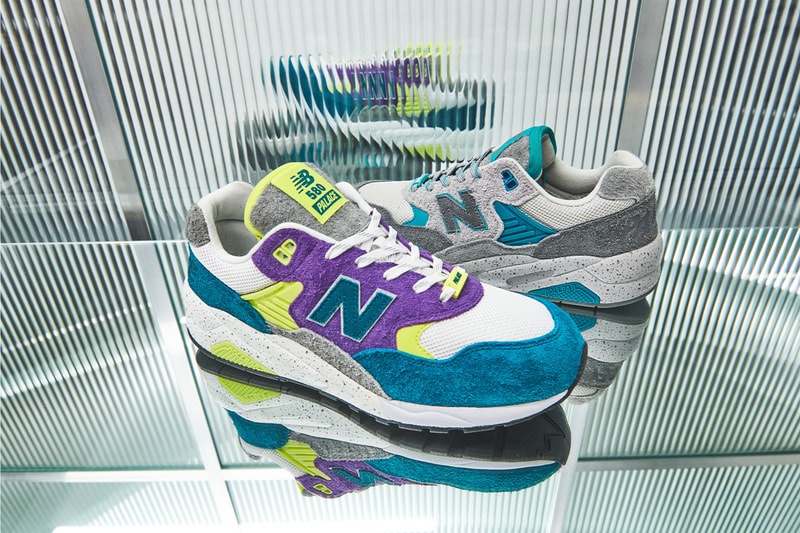 Palace New Balance 580 Collaboration Sneakers Official Images Release Date