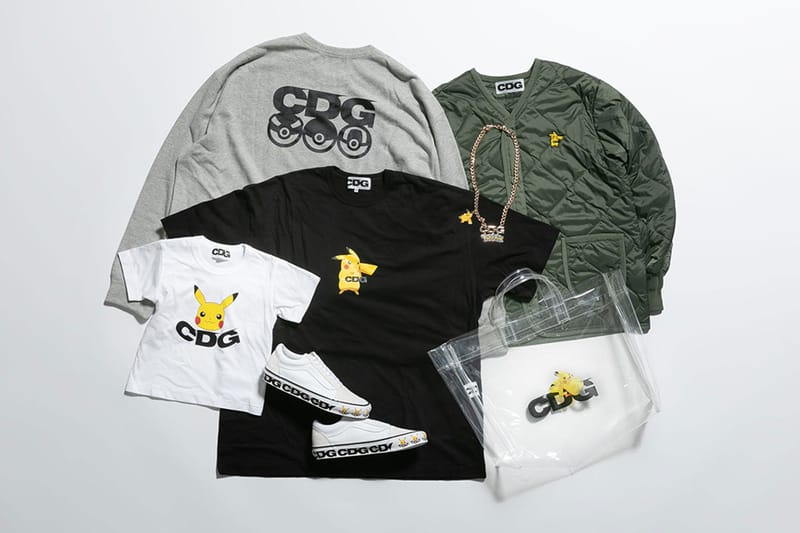 Pikachu Takes Over Pokémon x COMME des GARÇONS CDG Collaboration