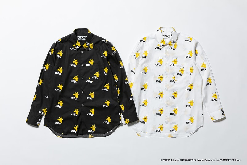 Pokémon COMME des GARÇONS CDG Pikachu Collaboration Apparel Release Info