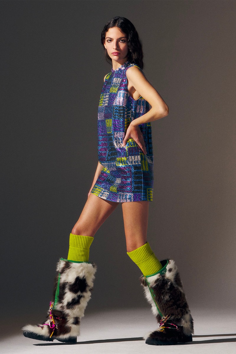 emilio pucci fall/winter 2022 outerwear dresses skirts accessories heels camile miceli 