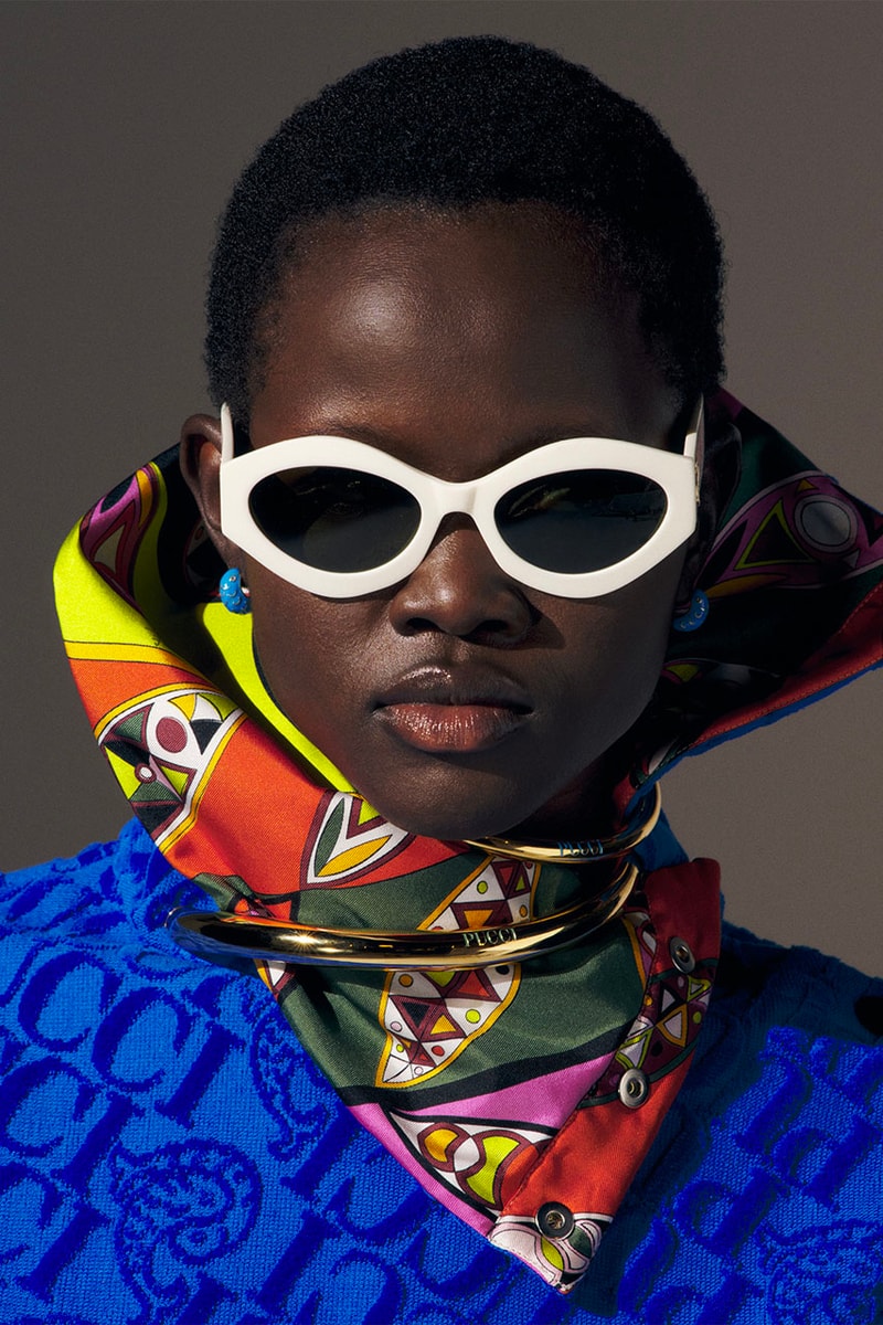 emilio pucci fall/winter 2022 outerwear dresses skirts accessories heels camile miceli 