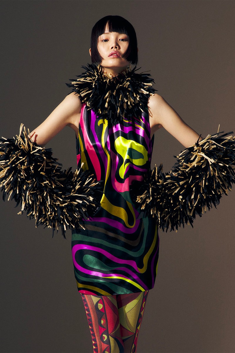 emilio pucci fall/winter 2022 outerwear dresses skirts accessories heels camile miceli 