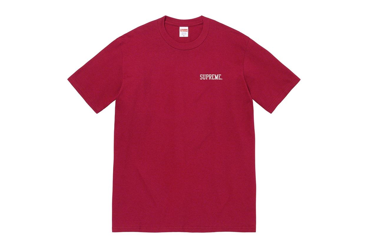 Supreme Fall Tees Shirts Collection Images Release Date Info