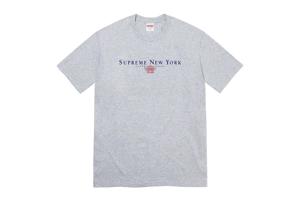 Supreme Fall Tees Shirts Collection Images Release Date Info