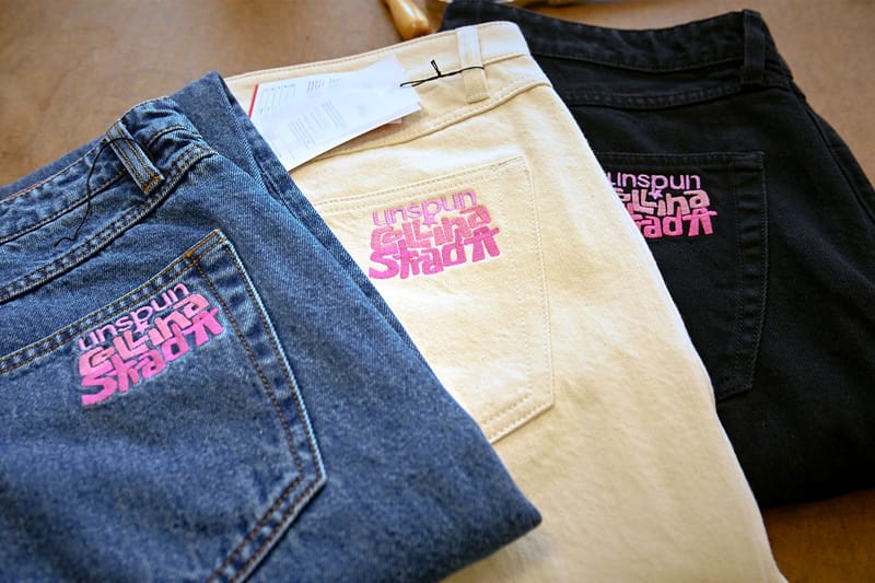 Collina Strada Taps unspun, Unveiling Custom-Fit Jeans on SS23 Runway