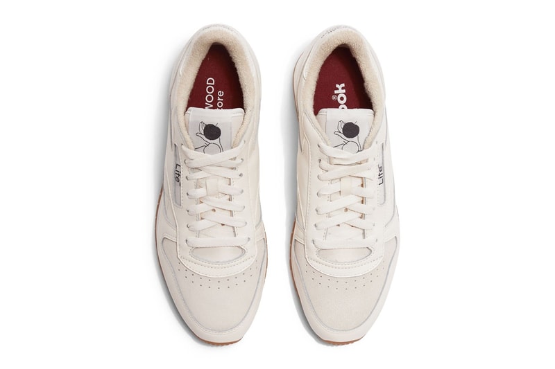 wood wood life store reebok classic low sneaker silhouette