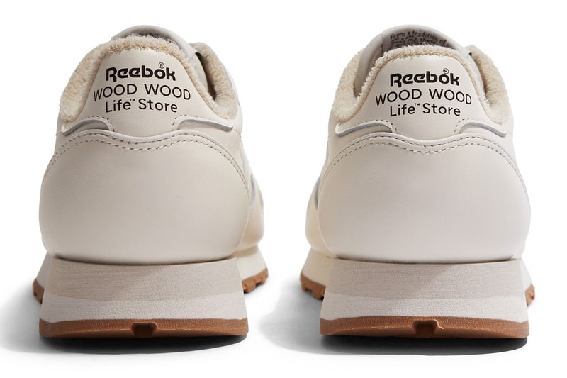 wood wood life store reebok classic low sneaker silhouette