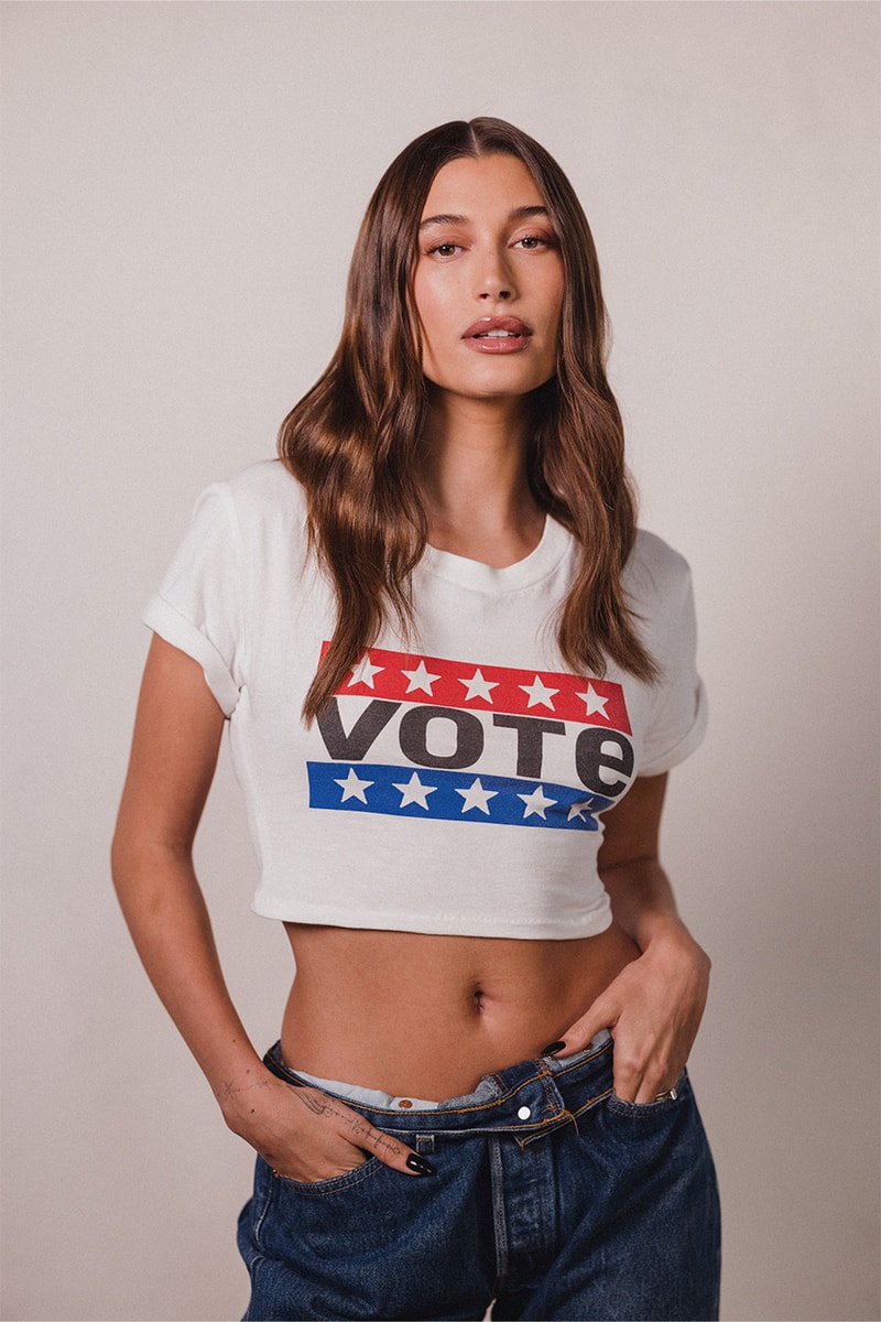 Hailey Bieber Levi's