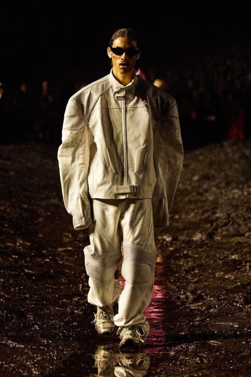 balenciaga fashion week runway paris kanye west bella hadid