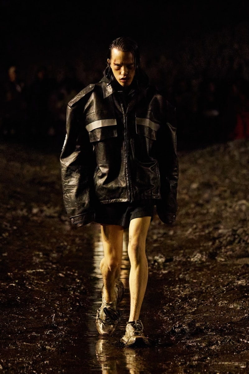 balenciaga fashion week runway paris kanye west bella hadid